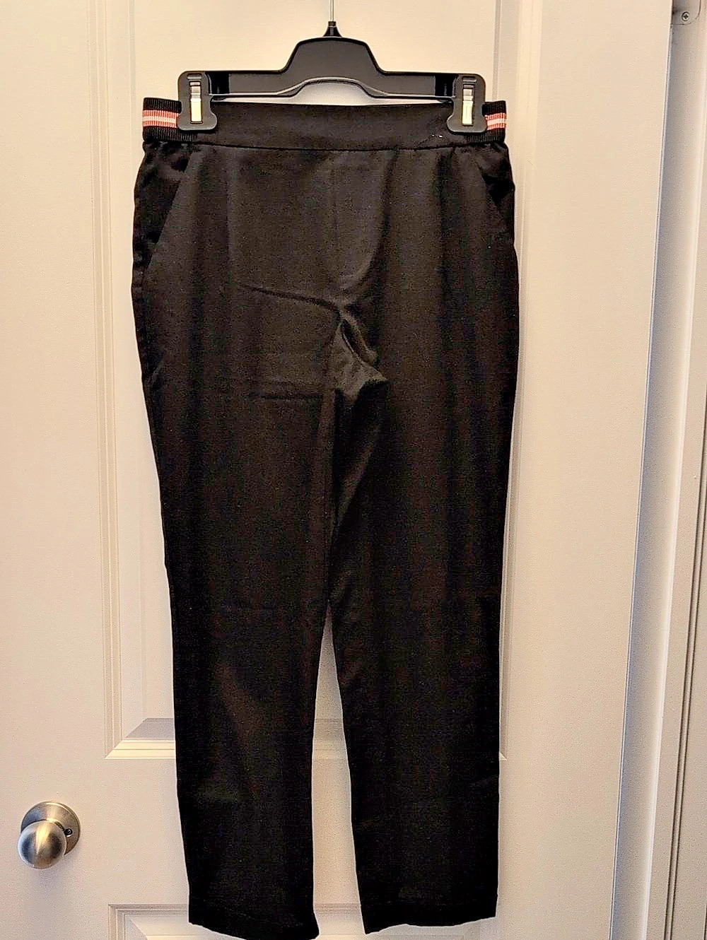 ZARA Trf Collection Straight Leg Pants in Black
